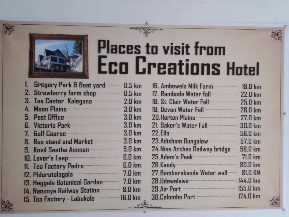 Eco Creations Nuwaraeliya Otel Nuwara Eliya Dış mekan fotoğraf